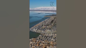 Check out Great Salt Lake after record snowpack begins to melt