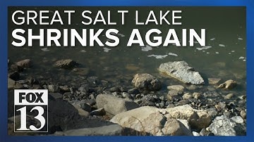 Great Salt Lake drops back down to 2021 levels